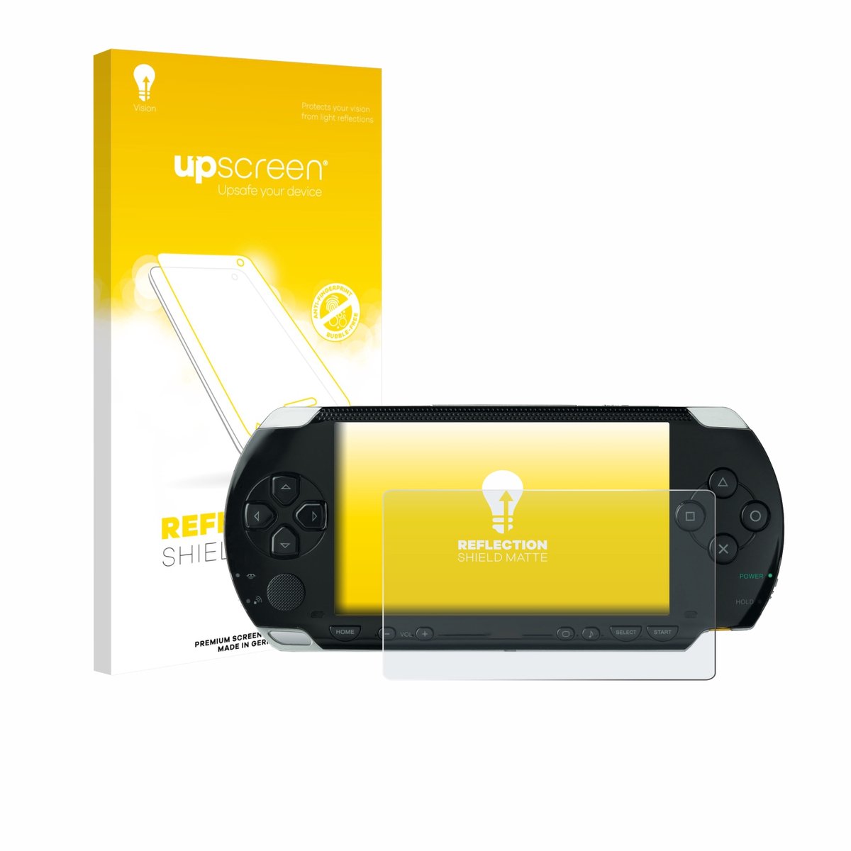 upscreen - Screenprotector voor Sony PSP 1000 - Folie Beschermfolie anti glare matte