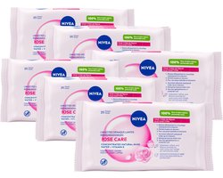 NIVEA Micellair Reinigingsdoekjes Bio Rozenwater - Make-up Remover Doekjes - Rozenwater -…