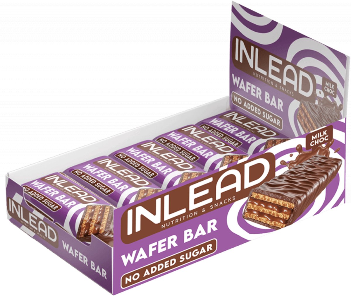 Inlead Wafer Bar (15x45g) Milk Choc - Repen - Energie repen