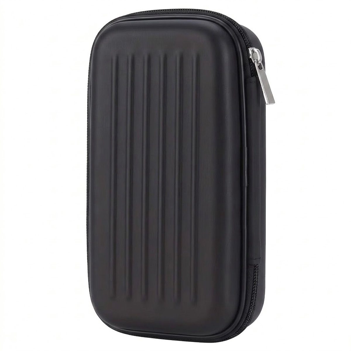 Zwarte dart case EVA harde schaal - draagbare dart opbergdoos voor darts, flights en accessoires - dart organizer met rits voor bescherming en opslag - dart etui voor heren en dames - dart accessoires