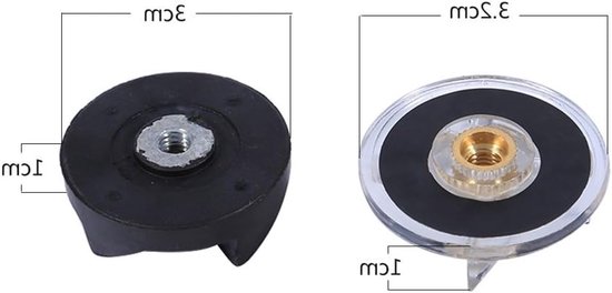 Vervangende Rubber Blade Gears en Basis Gear voor Blender en Mixers - Geschikt voor Juicers en Keukenapparatuur — afbeelding 3