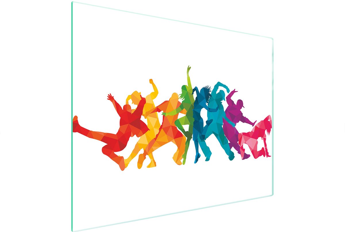 TMK ArtDeko - Snijplank Serie - Wit - 52x40 cm - Veiligheidsglas
