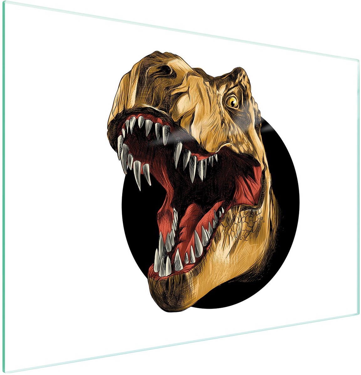 TMK ArtDeko - Snijplank - 40x30 cm - Dinosaur Design - Gehard Glas