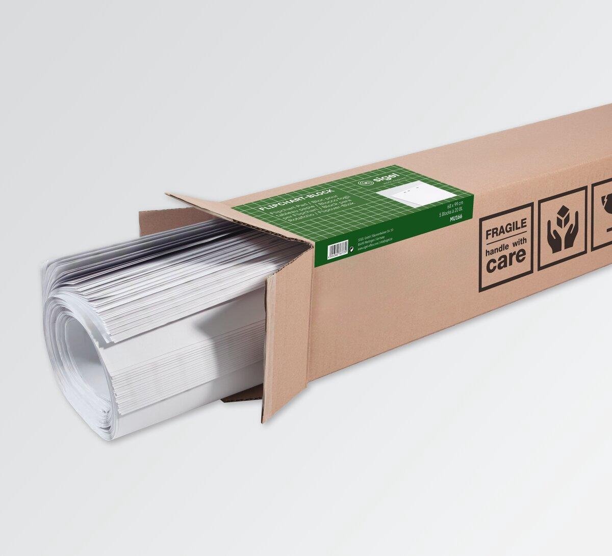 Sigel Flipoverblok Meet Up - 80g 68x98cm blanco, 5 sets a 20 vel met perforatie - SI-MU166 thumbnail 3