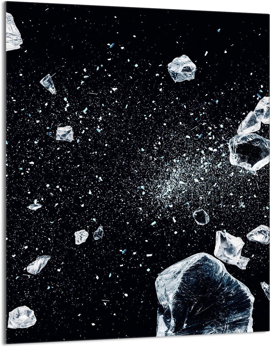 TMK ArtDeko Serie - Snijplank - 40x52 cm - Gehuld Glas - Loodkleurig
