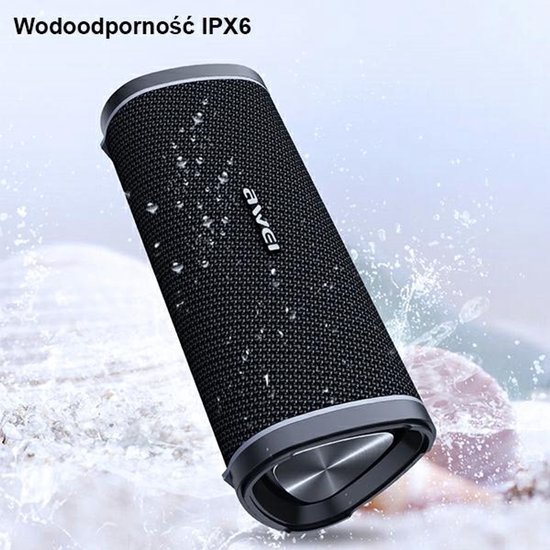 AWEI Bluetooth-luidspreker Y331 zwart/zwart van Awei — afbeelding 4