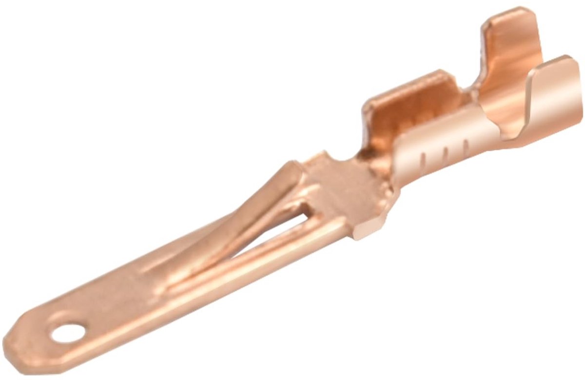 aladdien - Spade snelkoppeling - Crimp connector - 100 stuks - 2.8mm formaat - Non insulated - Geschikt voor kabels 0.5mm2 tot 0.8mm2 - Ideaal voor ...