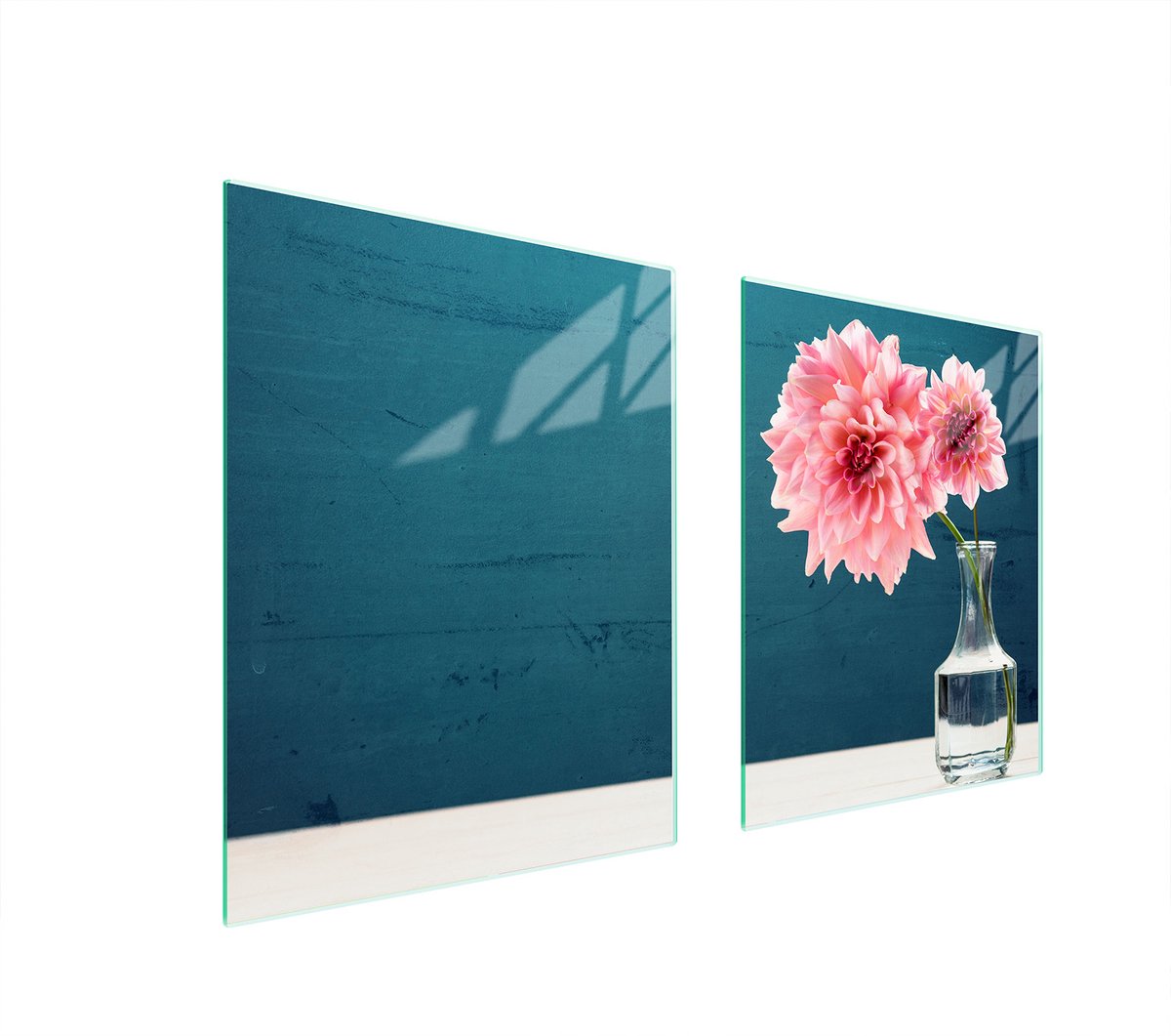 TMK ArtDeko - Glazen Beschermplaat - 85x52 cm - Veiligheidsglas - Dalia
