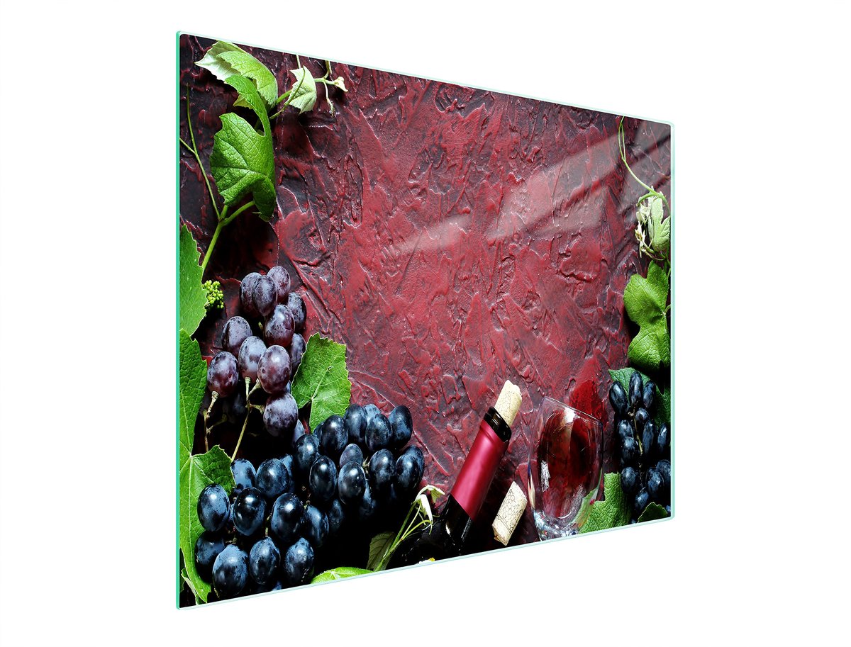 TMK ArtDeko Serie - Glazen Snijplank - 52x30 cm - Hittebestendig - Antislip