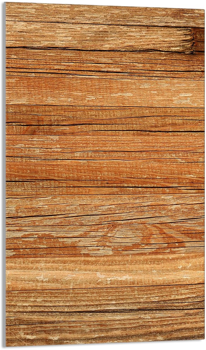 TMK ArtDeko - Snijplank - 30x52 cm - Hartglas - Houtmotief