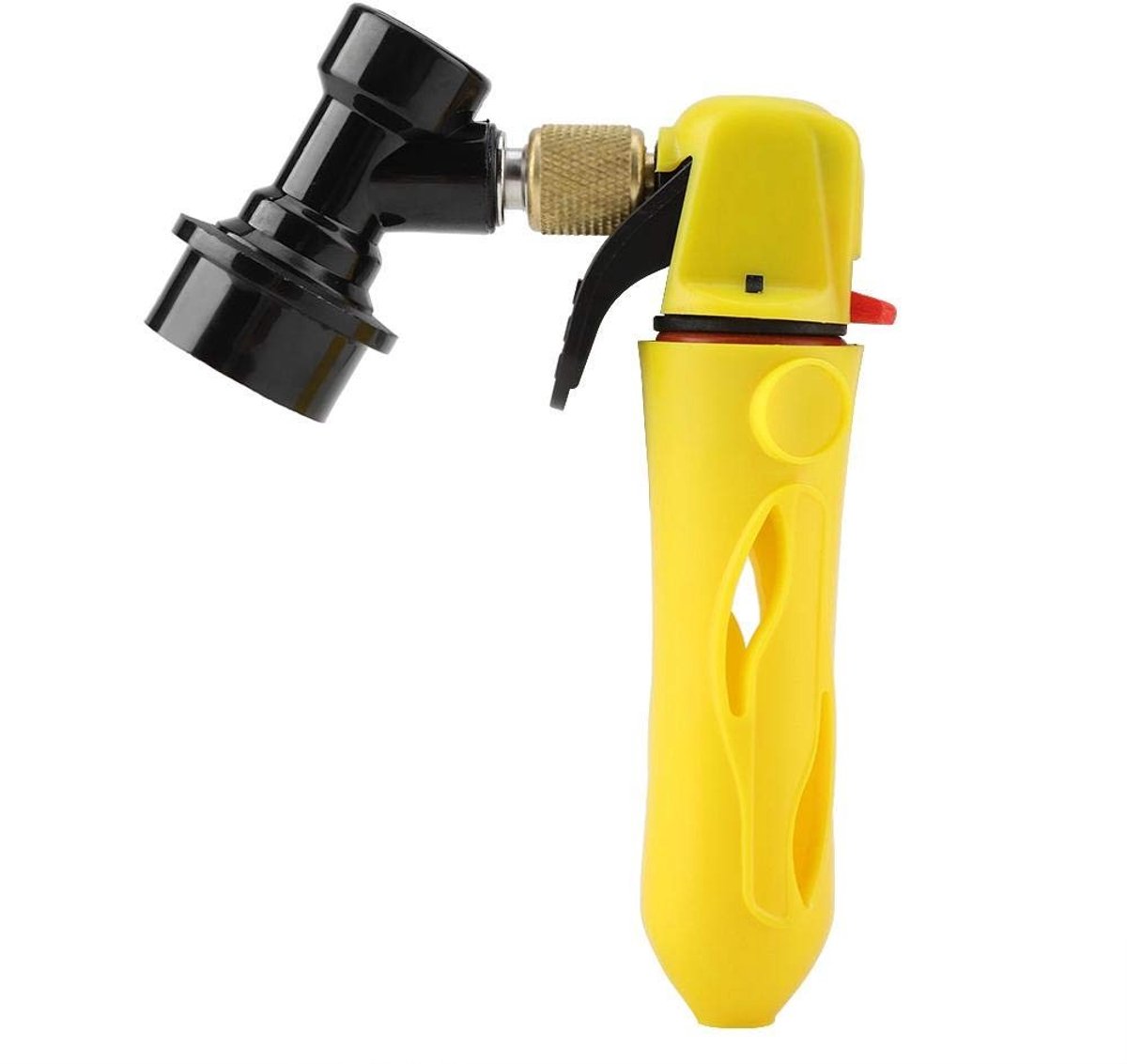 aladdien - Keg CO2-laders - Food Grade Plastic CO2-oplader - Duurzaam en praktisch - Geel - Voor Cornelius Corny Keg - Ideaal voor thuisbrouwers