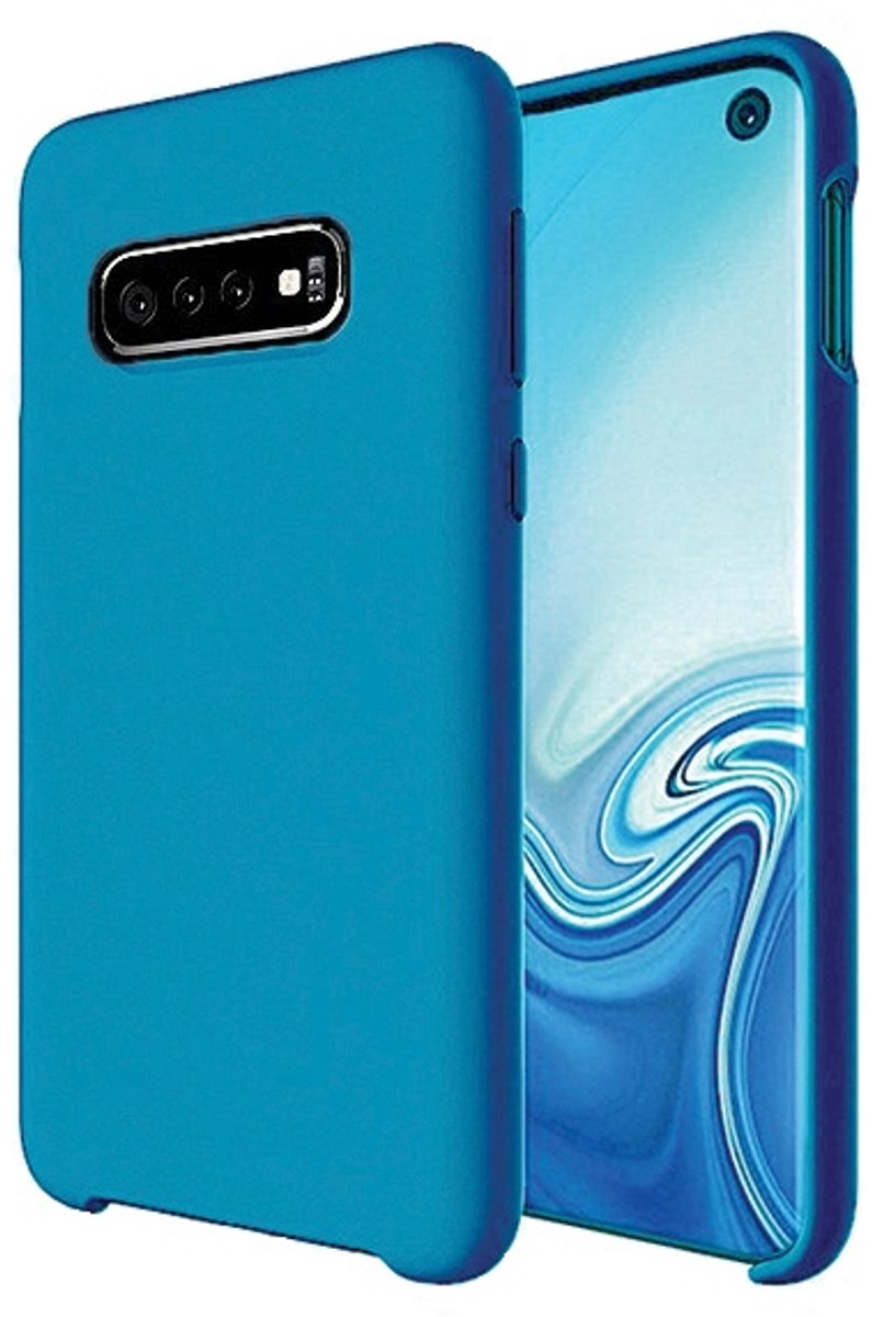 Beline Siliconen Hoesje Samsung S20+ G985 blauw/blauw