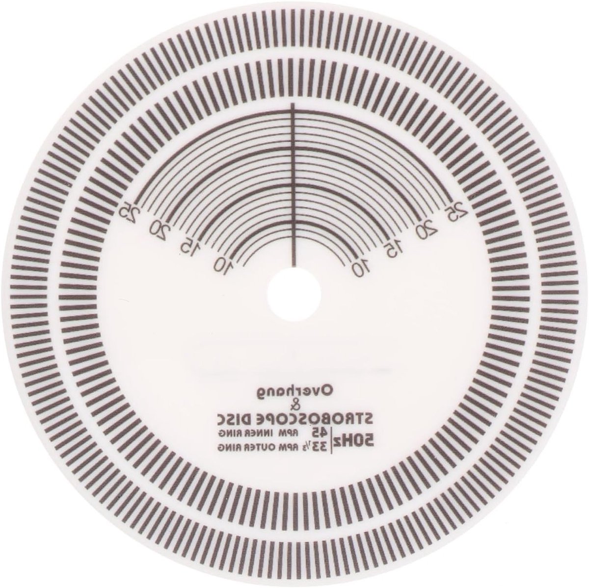 Afstandsmeter voor Phonograafnaald - Duurzaam Hulpmiddel voor Vinylplaten en Turntable Stroboscopische Snelheidsdetectie