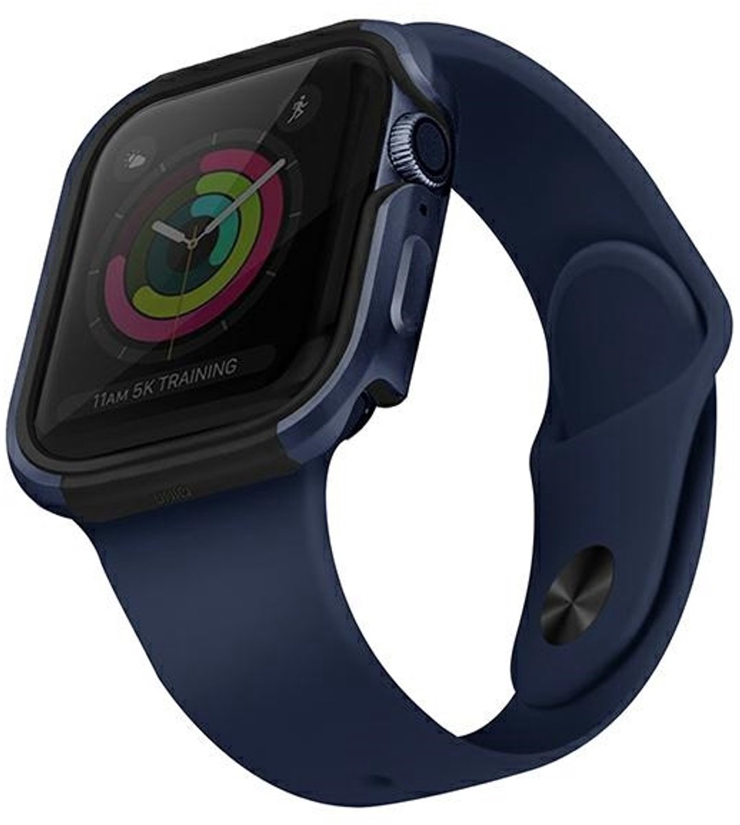 UNIQ - kast - Valencia Apple Watch Serie 4/5/6/SE 40mm. blauw/Atlantisch blauw