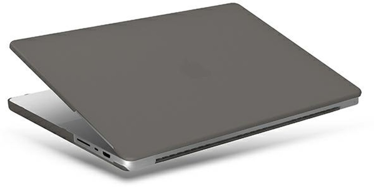 UNIQ - hoes - Claro MacBook Pro - 14 - (2021) - transparant - grijs/smoke - mat - grijs