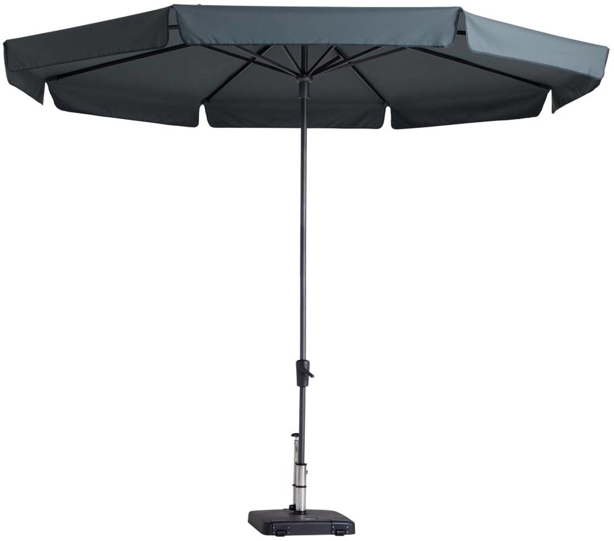 Madison Parasol Syros Luxe rond 350 cm grijs