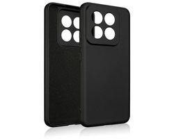 Beline - Serie Silicone - Xiaomi 14 Pro Hoes - Zwart - Slank Ontwerp