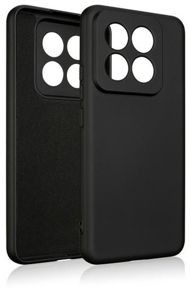 Beline siliconen hoesje voor Xiaomi 14 Pro zwart/zwart