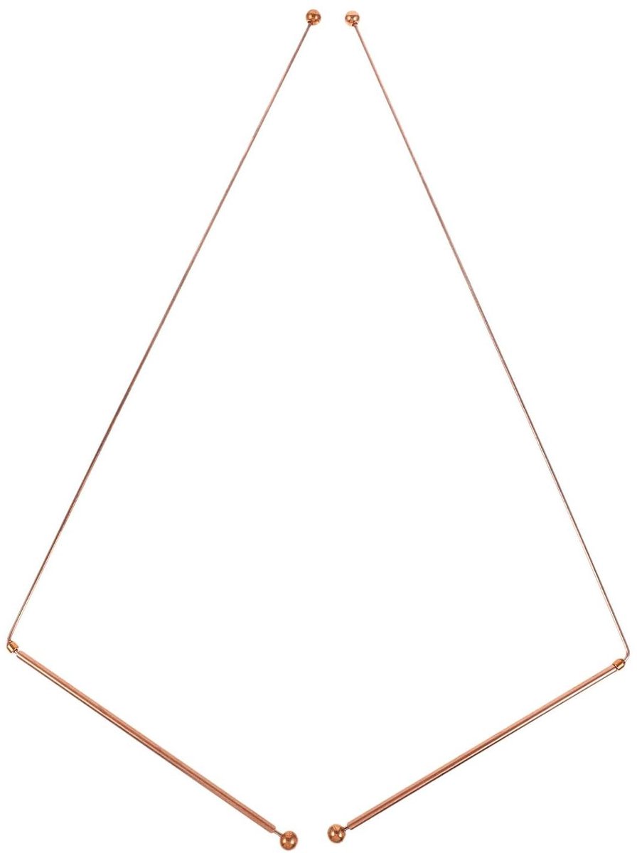 Wichelroedes Set - Spirituele Zoekers - Water Divinatie - Duurzame Dubbele Kop - 26 cm Lengte - Roségoud