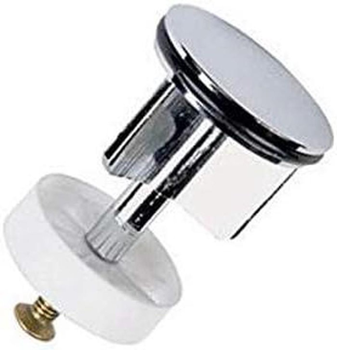 Afvoerstop Badkamer - Bidet Waskom - Water Dicht Maken - Verstelbare Hoogte - 40 mm - Chroom
