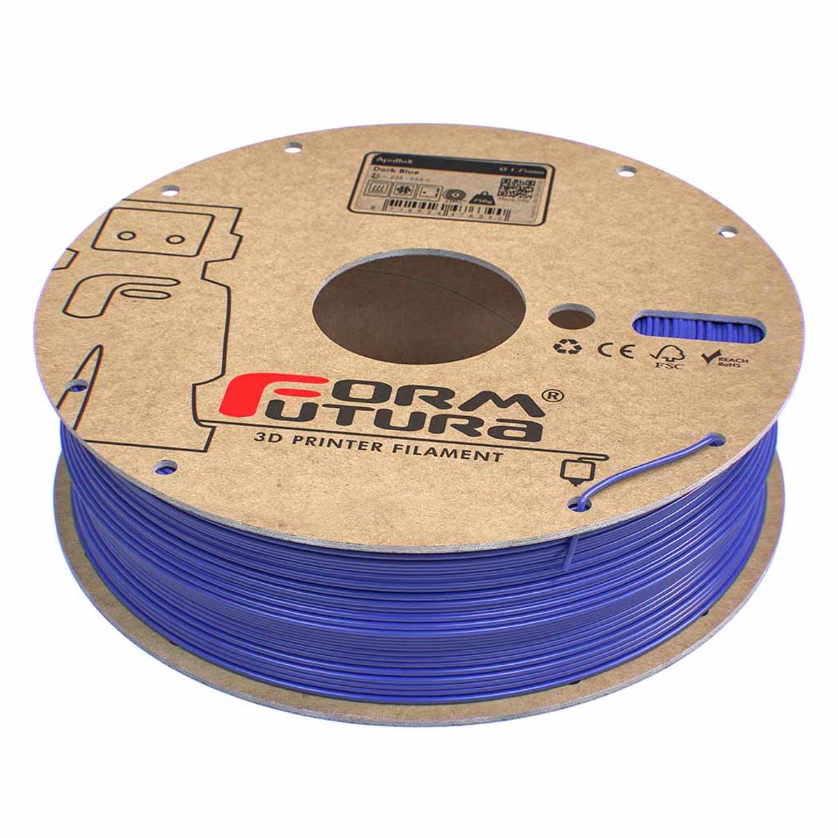 Formfutura ApolloX  Dark Blue (750 gram  - 1.75mm)