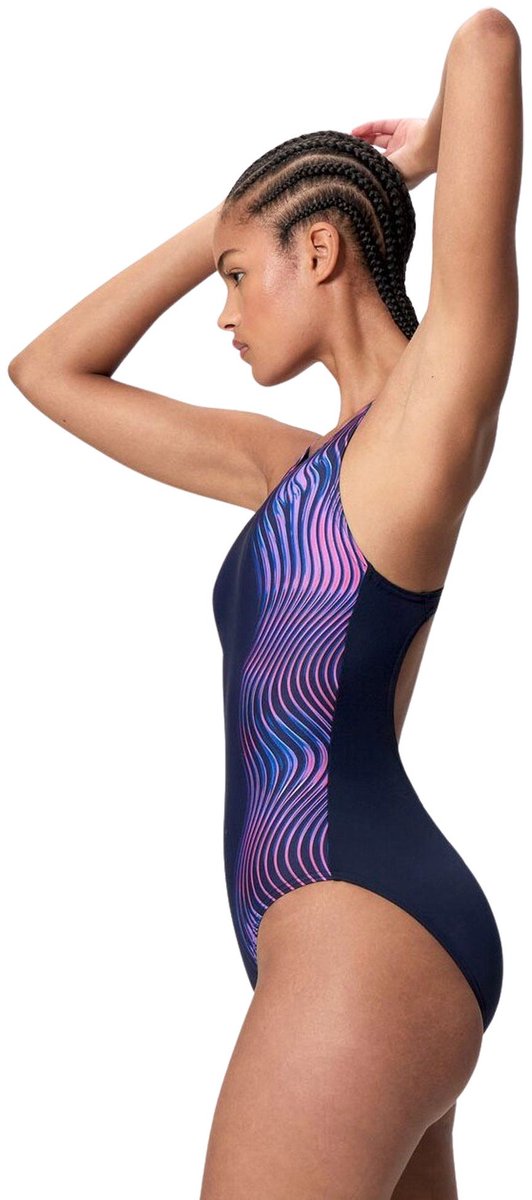 Speedo Printed Medalist Badpak Dames — afbeelding 8