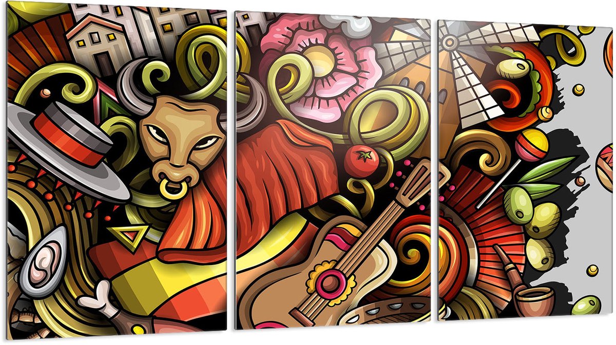 TMK ArtDeko - Serie - Glazen Beschermplaat - 30x52 cm - Duurzaam - Glas