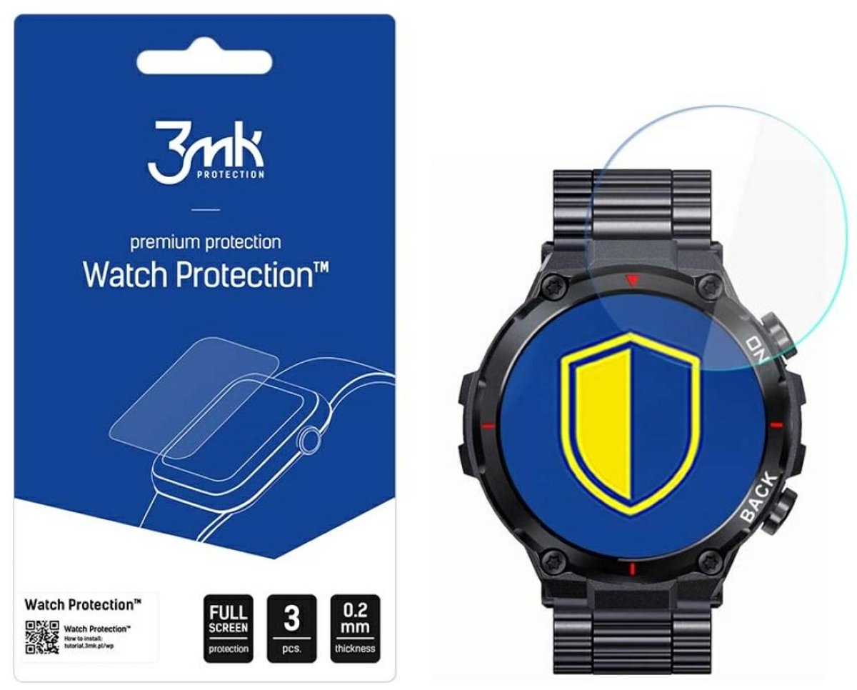 Gravity GT8-2 - 3mk Watch Protection v. FlexibleGlass Lite