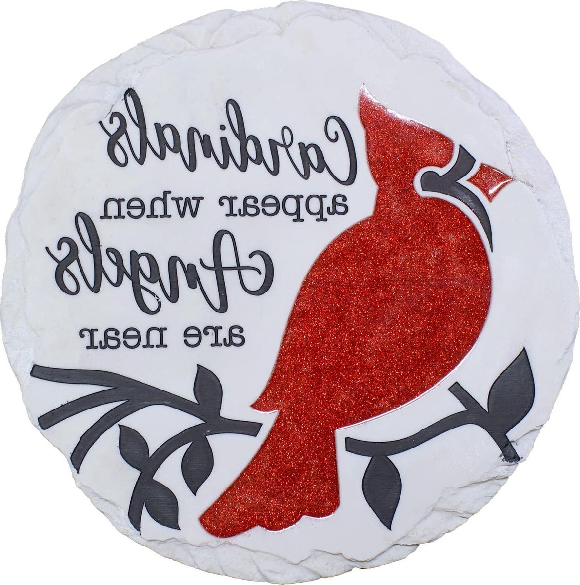 Decoratieve Tuinsteen - Loopsteen Tuin - Tuin Decoreren - Handgeschilderd Design - 24.77 cm diameter - Multicolor