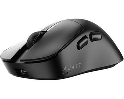 AJAZZ AJ179 V2 Draadloze Gaming Muis – 12000 DPI PAW3311 Sensor – Bluetooth, 2.4G & USB-C – Ultra Lichtgewicht – Zwart