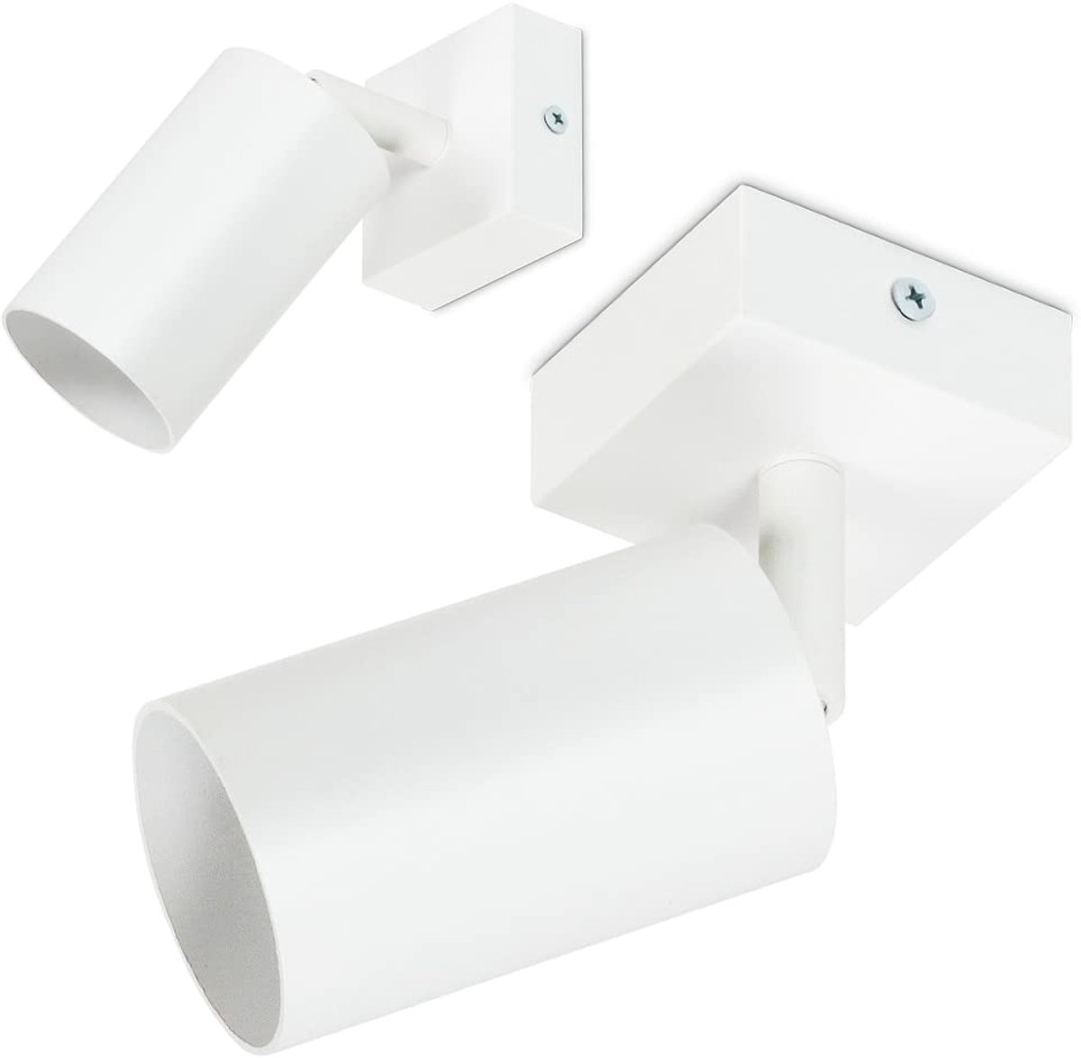 Kwazar Luminaire LED-plafondspot GU10 plafondlamp woonkamer wandlamp speelkamer VENTO.1 wit