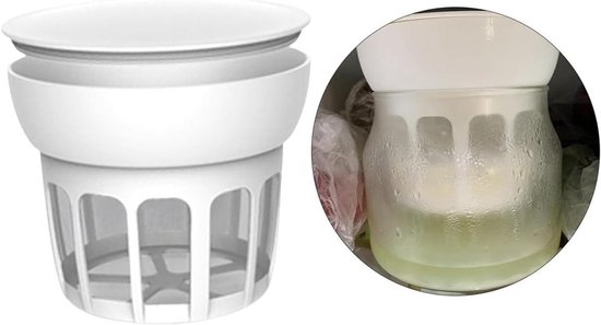 Filter voor yoghurt, sap en melk - Keukenhulpmiddel voor het zeven van vloeistoffen en voedselbereiding — afbeelding 3