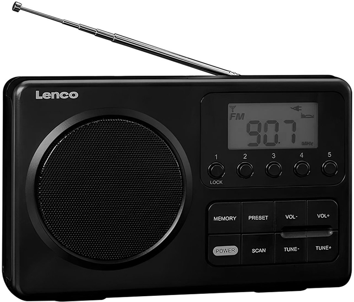 Lenco MPR-035BK Draagbare Radio op Batterijen en Netstroom thumbnail 5