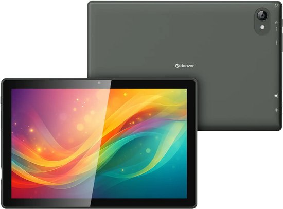 Denver Tablet – Android 16 – 4GB RAM – 64GB opslag – 10.1 inch – IPS – Voor- en achtercamera – Wifi – TIO10525