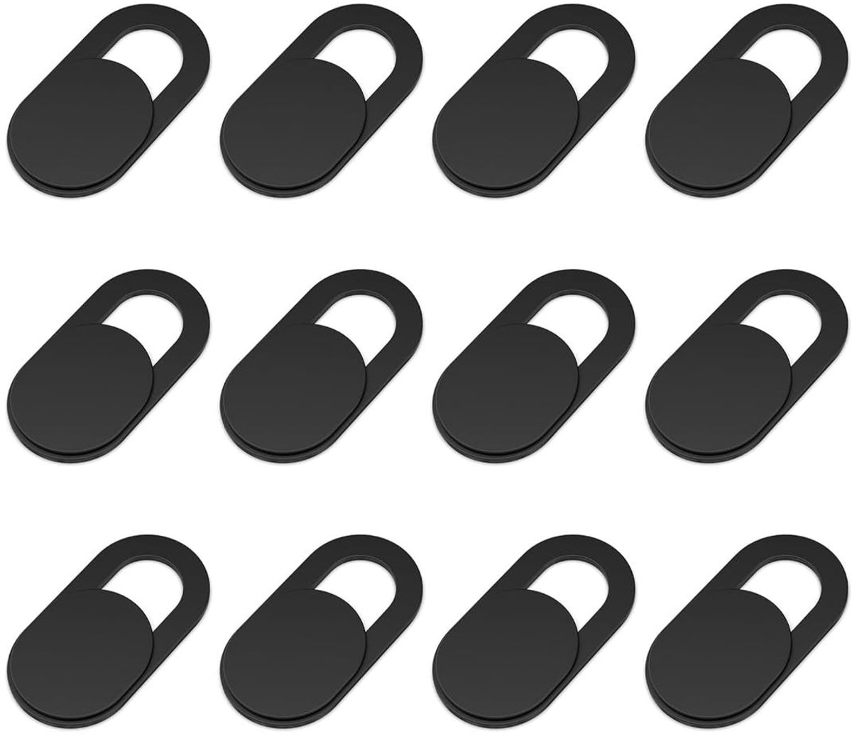 Allecto - Webcam Cover - Privacy Bescherming - Compact en Efficiënt - Zwart - Handig voor Laptop en Telefoon - Ideaal voor Webcam Gebruik