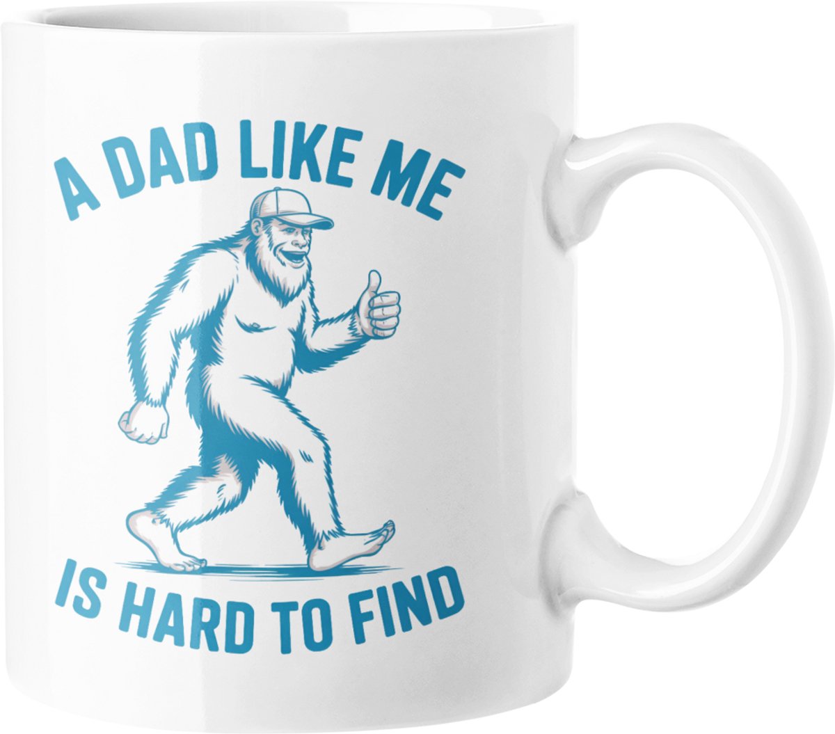 Grappige Bigfoot Papa Mok - Zo'n Papa Is Moeilijk Te Vinden - Vaderdag Koffiekop, Uniek Cadeau voor Papa