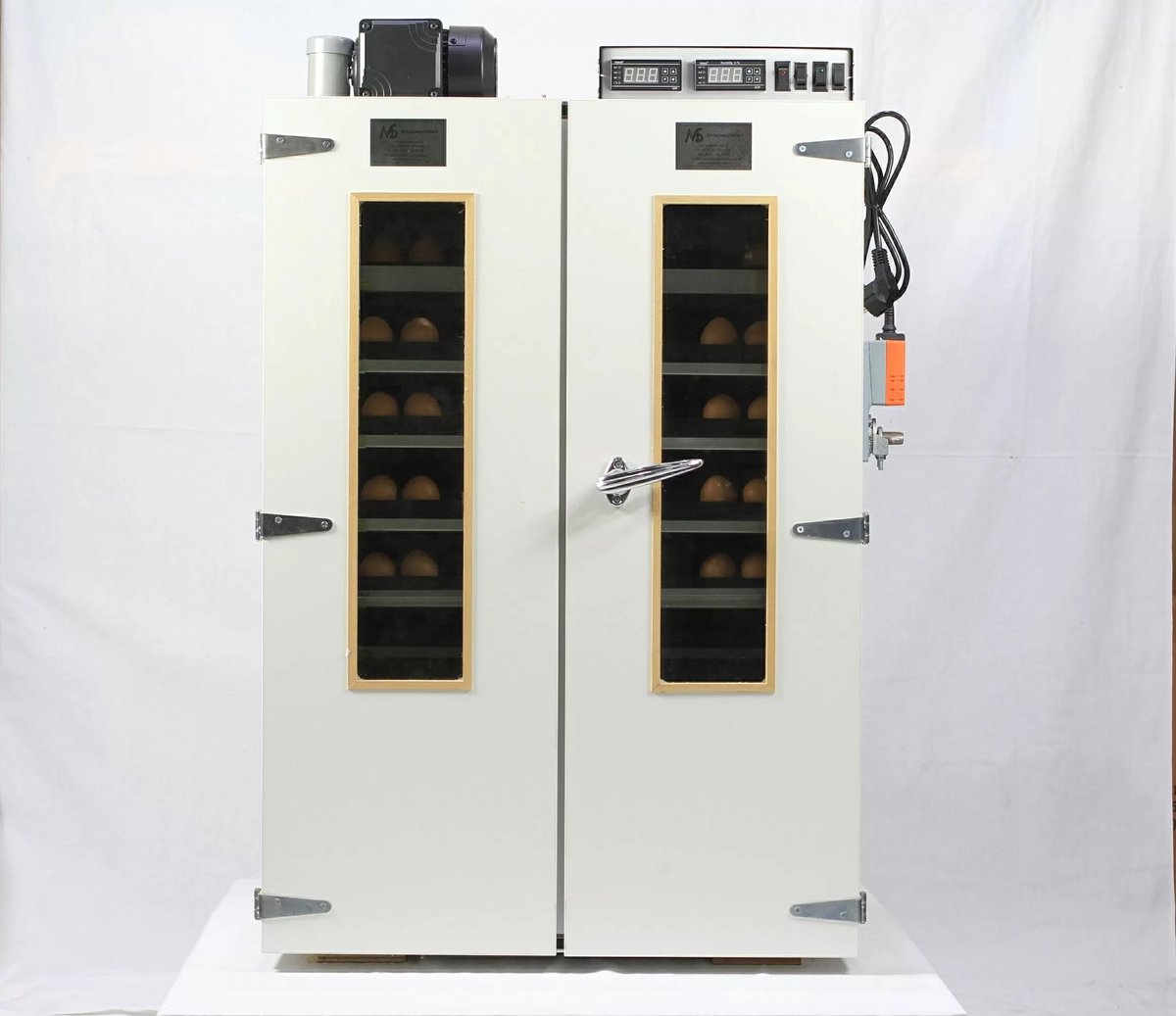 MS Broedmachine MS 500 – Volautomatisch – 500 Kippeneieren – Geschikt voor Kip, Eend, Duif & Fazant – Slaglatten