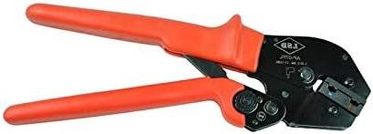 Krimptang Set - Kabel Verbinding - Elektrisch Aansluiten - Ratchet Mechanisme - 1.25-2.5mm² - Zwart