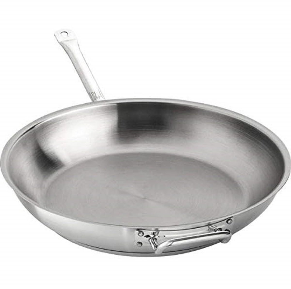 Koekenpan RVS - Koekenpan Inductie - Koken en Bakken - Stabiliserende Gietrand - 40 cm - Zilver