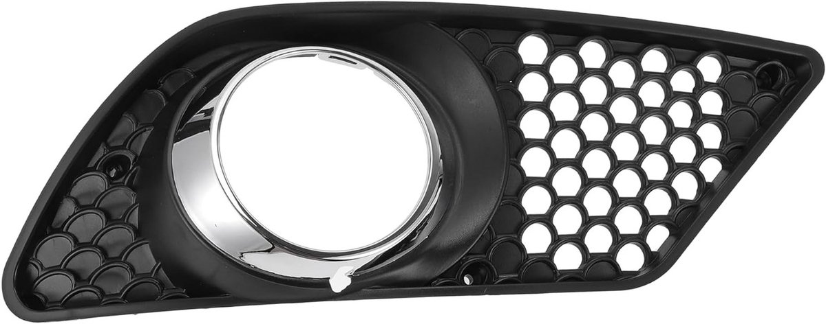 Fog Light Rooster voor Mercedes-Benz C300 2008-2012 - Voorbumper Fog Light Cover, Zwart, ABS, Vervangingsonderdeel