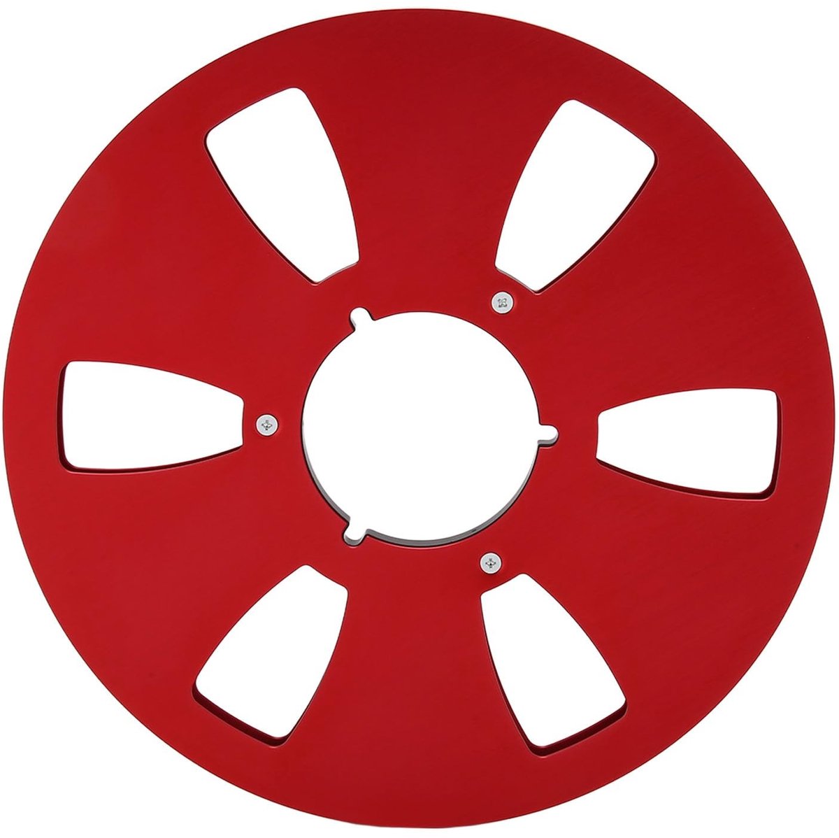 Allecto - 25,4 cm tape spoel - Aluminiumlegering - Universeel gebruik - Rood - Vervangingsonderdelen - Geschikt voor bandrecorders - Model Yanmis