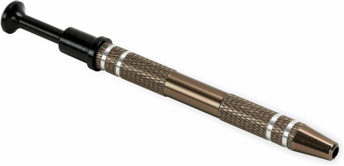 Grijper voor kleine onderdelen - Soldeerhulp pen - Precisiewerk - Ergonomisch ontwerp - 10 mm breed - Aluminium