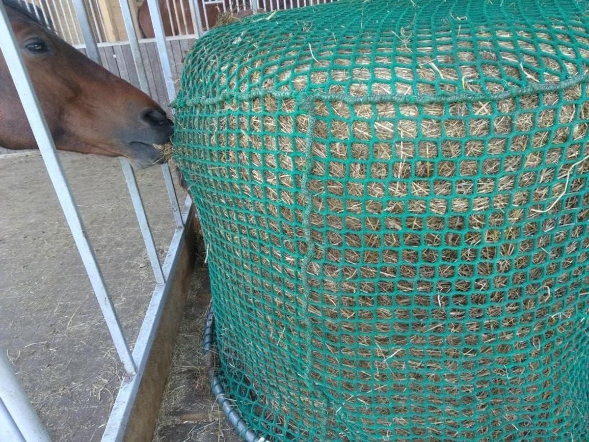 Hooinet Ronde Balen - Net voor Hooi - Paarden Voeren - Duurzaam Kordel Garen - 1.4 x 1.4 x 1.6m