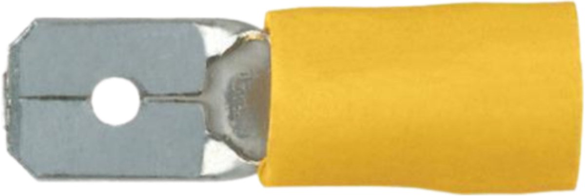Klauke vlaksteker geïsoleerd 1mm² steker 6,3x8mm vertind rood - per 100 stuks (820)