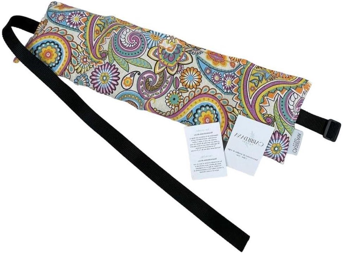 Warmtekussen - Verwarmingszak - Pijnverlichting - Verstelbare riem - 50 x 16 cm - Oranje