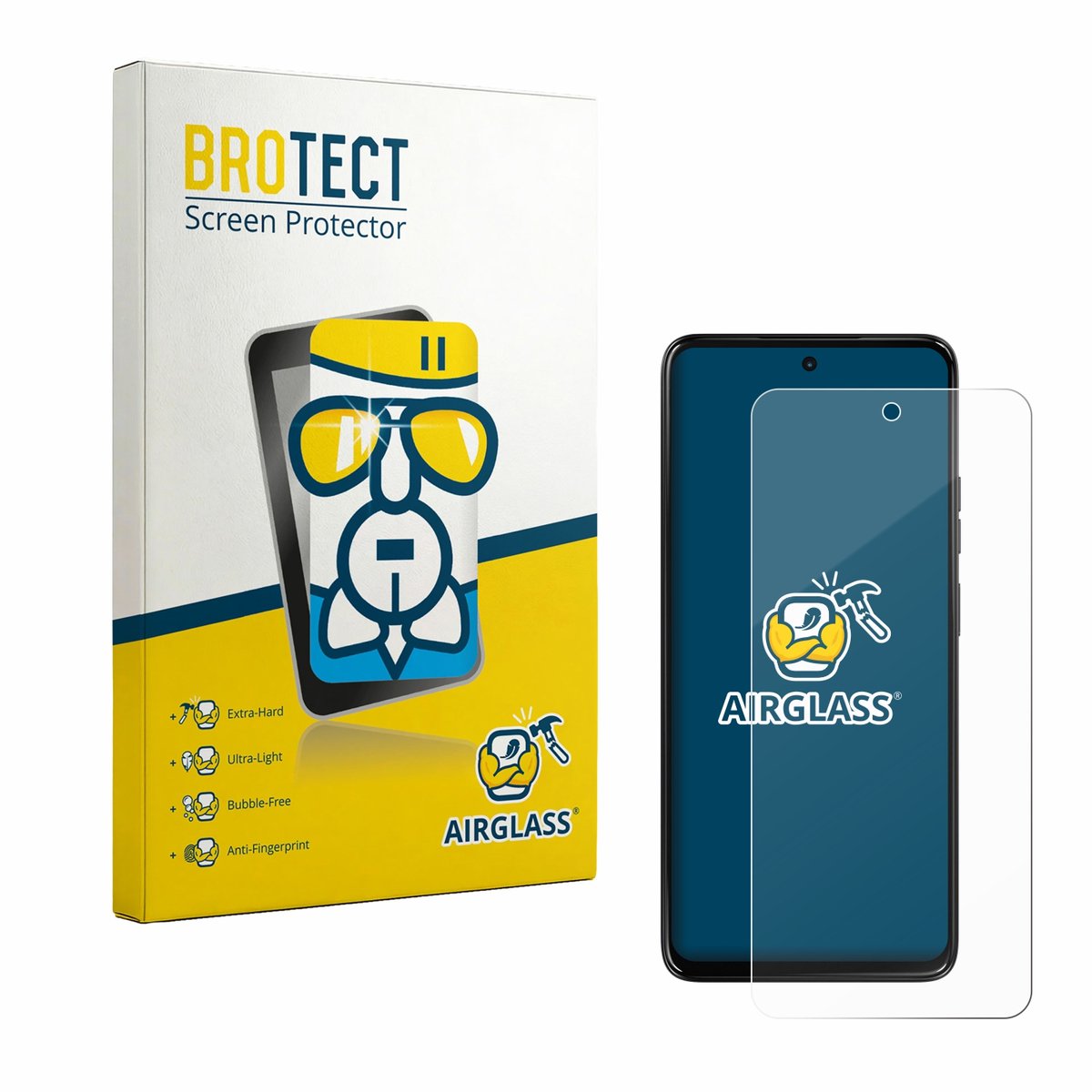 Screenprotector voor Motorola Moto G47 Beschermglas transparant