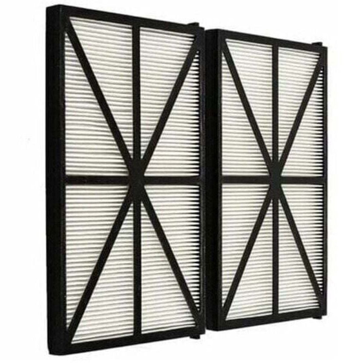 Set van 2 filterpanelen geschikt voor Tiger Shark robots - RCX70101PAK2 - Zwart
