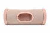 Teddy Exclusive Kattentunnel Oliver – Speeltunnel Kat – Tunnel Kat – Zacht & Opvouwbaar – 50 cm – Roze