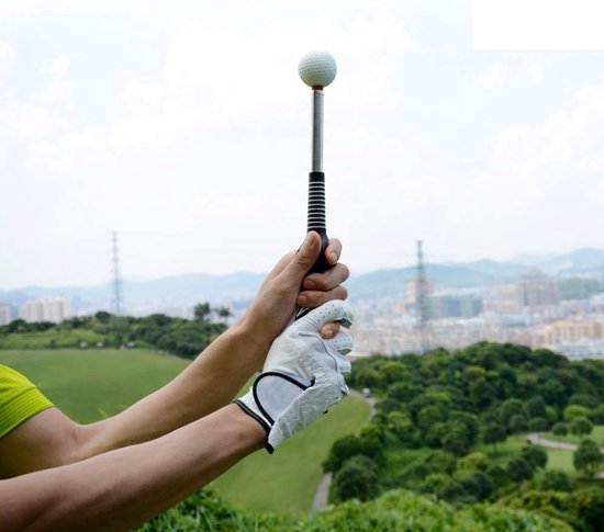 Golf Swing Trainer - Retractable Swing Training Aid van Metaal voor Links- en Rechtshandige Spelers, Perfect als Warm-Up en Cadeau voor Mannen en Vrouwen van GOLF — afbeelding 4