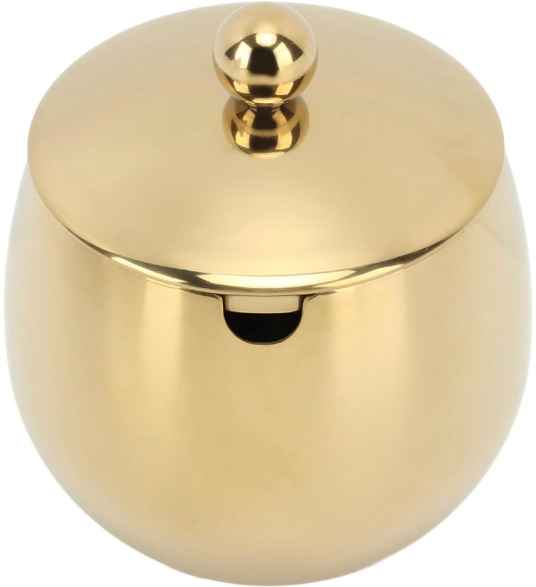 Dailygoody - Suikerpot - Gouden suikerpot - Elegante roestvrijstalen opslag - 350 ml - Geschikt voor suiker zout en snoep - Vaatwasserbestendig